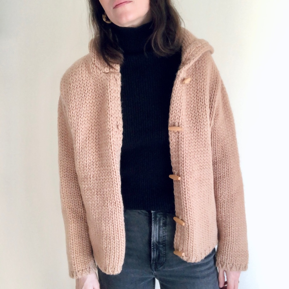 Black ribbed cashmere turtleneck sweater - Picture 14 of 14